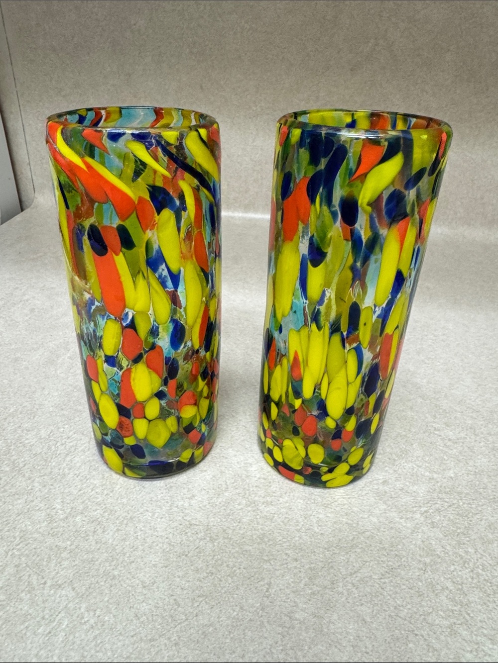 Hand blown glasses